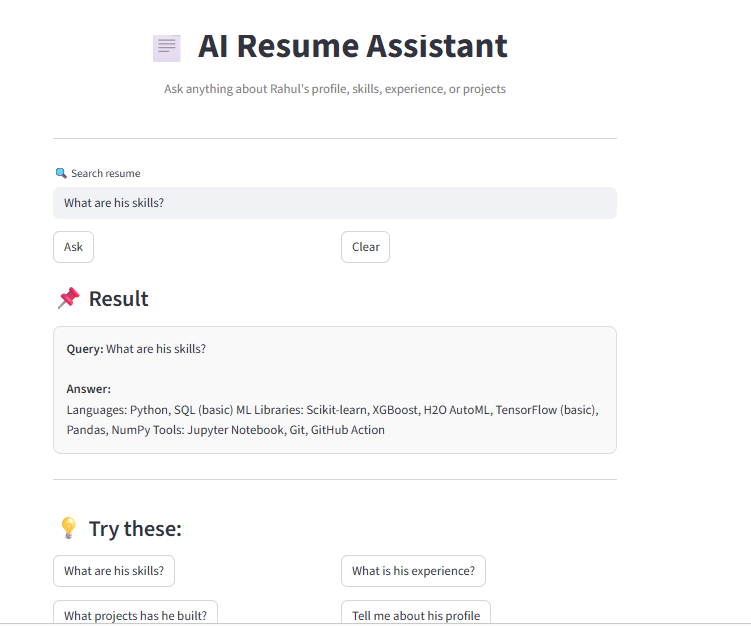 Screenshot of RAGOps AI